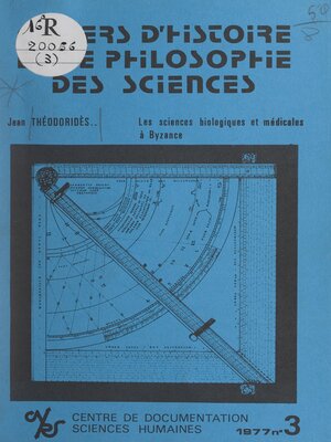 cover image of Les sciences biologiques et médicales à Byzance